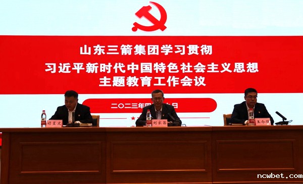 山东点点taptap国际党委召开学习贯彻习近平新时代中国特色社会主义思想主题教育工作会议