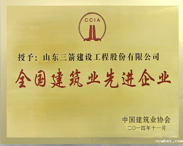 全国建筑业先进企业